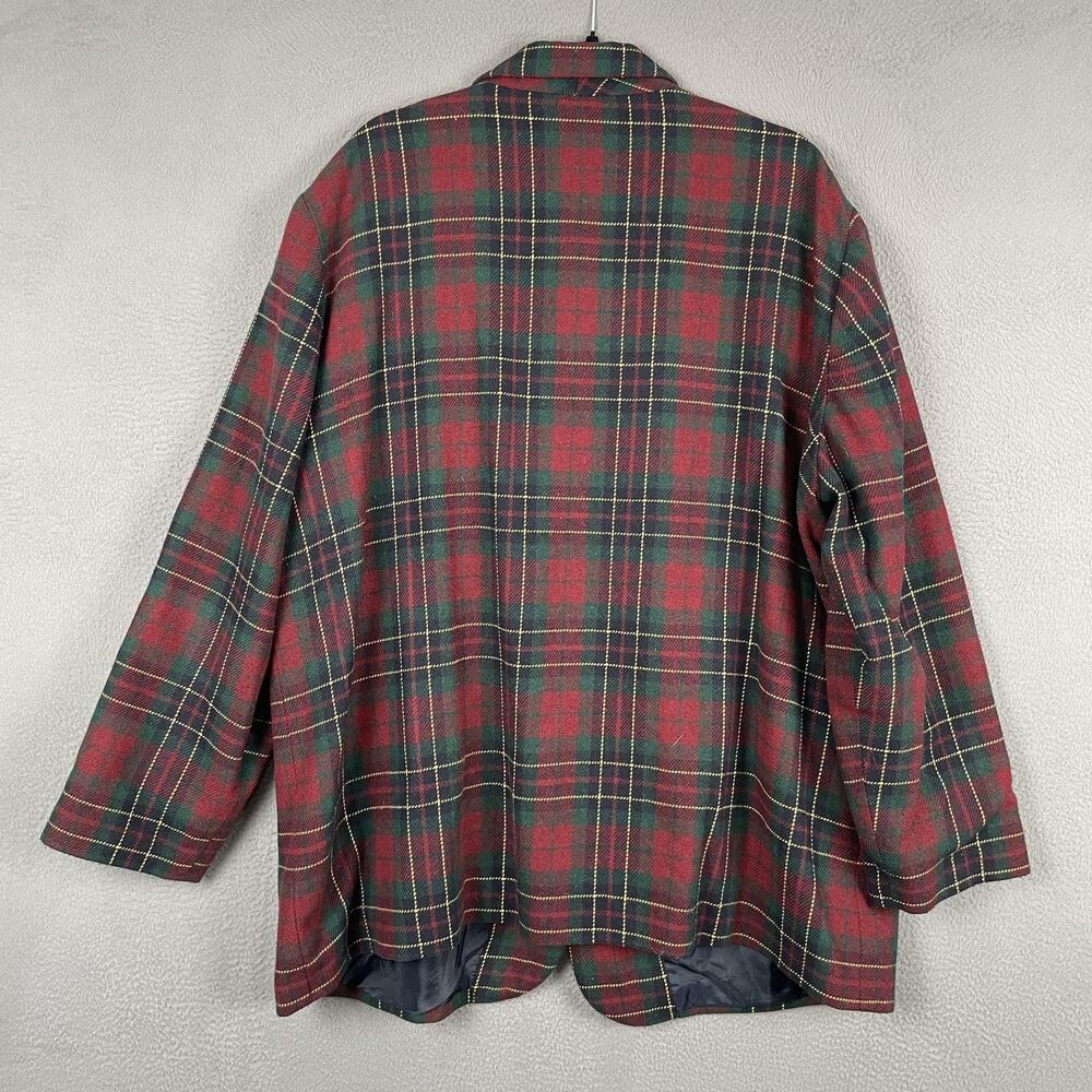 Sag Harbor Blazer Womens 24W Multicolor Wool Tweed Lined Pockets Button - Picture 3 of 7
